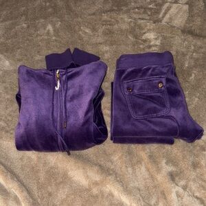 Vintage Juicy Couture Purple Velour Tracksuit